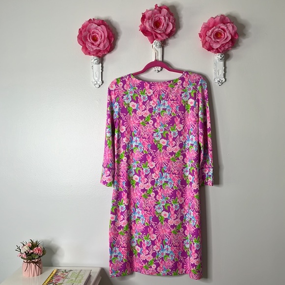 Lilly Pulitzer UPF50+ Sophie Dress in Amethyst Moms The Word, Size Medium. - Picture 12 of 12
